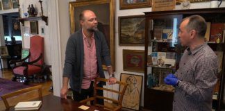 Comedia acasă la Ion Minulescu și Claudia Millian