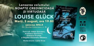 Lansare de carte | Noapte credincioasă și virtuoasă de Louise Gluck