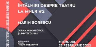 Întâlniri despre teatru la MNLR #2 | Marin Sorescu