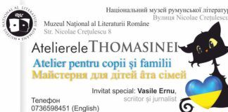 Atelierele Thomasinei pentru copii și familii din Ucraina la MNLR