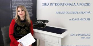 Atelier de scriere creativă cu Ioana Nicolaie | Ziua Internațională a Poeziei la MNLR