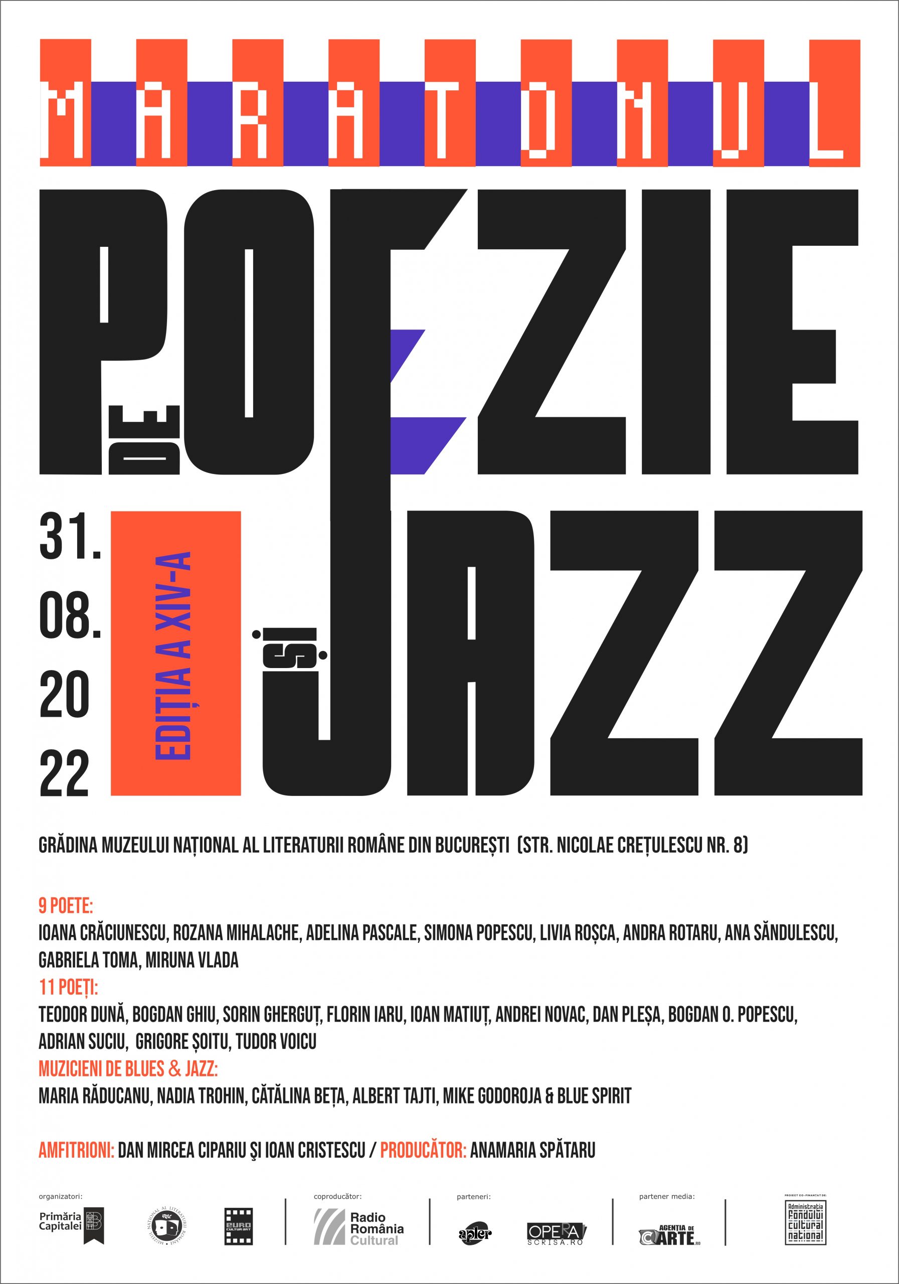 frame Various Search Maratonul de Poezie și Jazz, ediția a XIV-a, de Ziua Limbii Române |  Cultura în direct