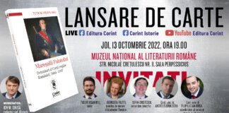 „Mareșalii palatului. Demnitari ai Curţii regilor României, 1866–1947” de Tudor Vișan-Miu | lansare de carte