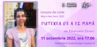 „Puterea de a fi mamă” de Emanuela Covaci | lansare de carte