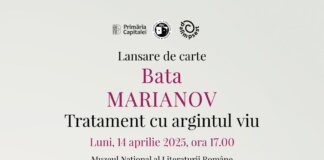 „Tratament cu argintul viu”, de Bata Marianov | Lansare de carte