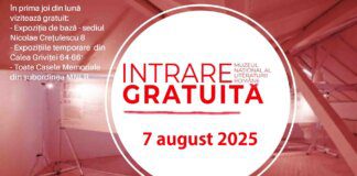 Vizitează muzeul în ritmul tău! Intrare liberă în prima joi din lună!