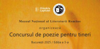 Concursul de poezie pentru tineri BUCUREȘTI – 2025 / Ediția a III-a