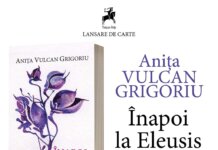 Lansare de carte | Înapoi la Eleusis | Anița Vulcan Grigoriu