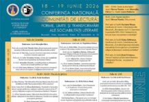 Conferința Națională „Comunități de lectură: Forme, limite, transformări ale sociabilității literare”